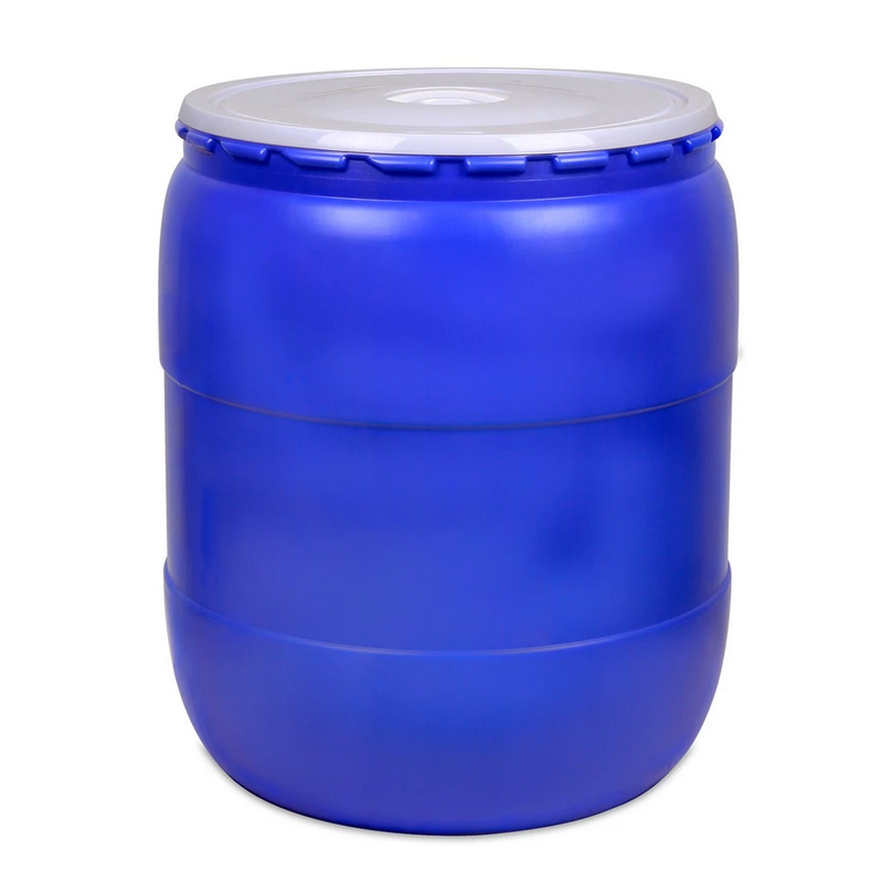TONG AIR BIRU PLASTIK JUMBO 266 LITER KIRAMAS 7427 DENGAN TUTUP, UKURAN D.65 x T.82 CM | RAJA PLASTIK GROSIR