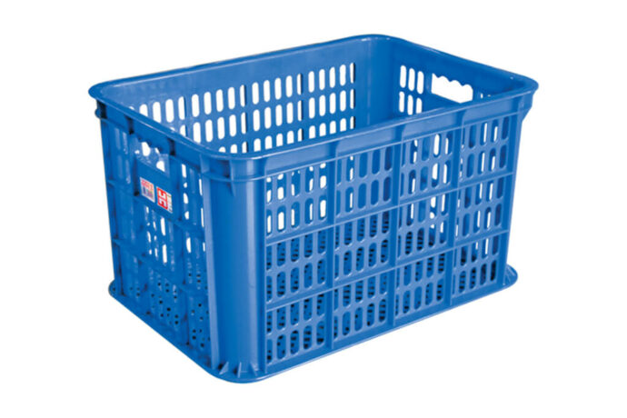 BOX CONTAINER INDUSTRI PLASTIK BERLUBANG HANATA HNT 2202E UKURAN 52x37x30 CM | RAJA PLASTIK GROSIR
