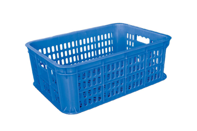 BOX CONTAINER INDUSTRI PLASTIK BERLUBANG HANATA HNT 2202S (SMALL) UKURAN 52x37x19 CM | RAJA PLASTIK GROSIR