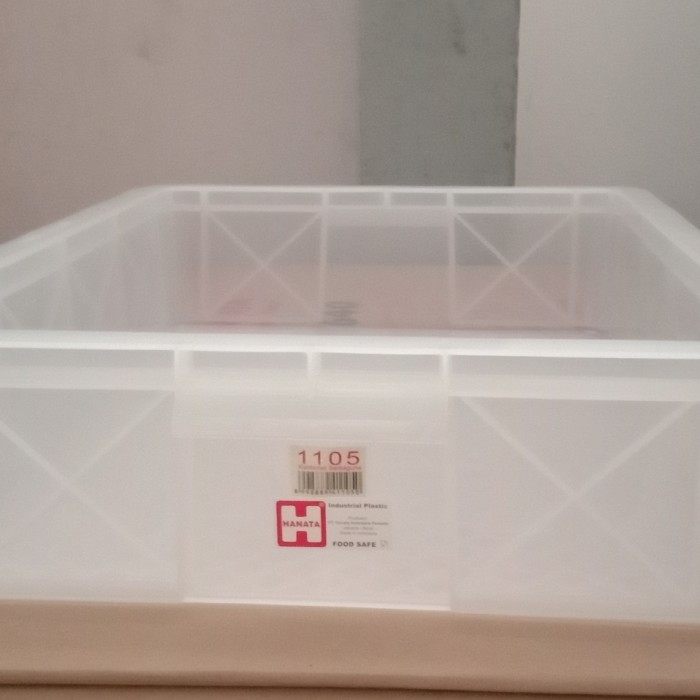 BOX CONTAINER PLASTIK KERANJANG ROTI / DONAT HANATA HNT 1105