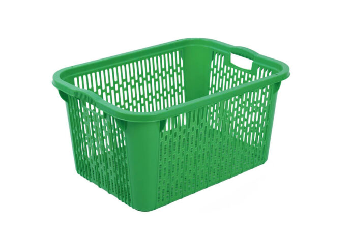 BOX CONTAINER PLASTIK BESAR KERANJANG SERBAGUNA HANATA HNT 1002 UKURAN 68 x 51 x 34 CM | RAJA PLASTIK GROSIR