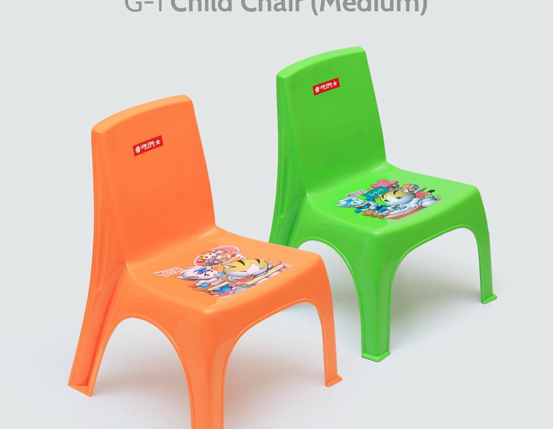 Kursi Plastik Anak Kecil Lion Star G-1 Child Chair (Medium): Kursi Plastik Anak yang Nyaman, Aman, dan Warna-Warni Menarik
