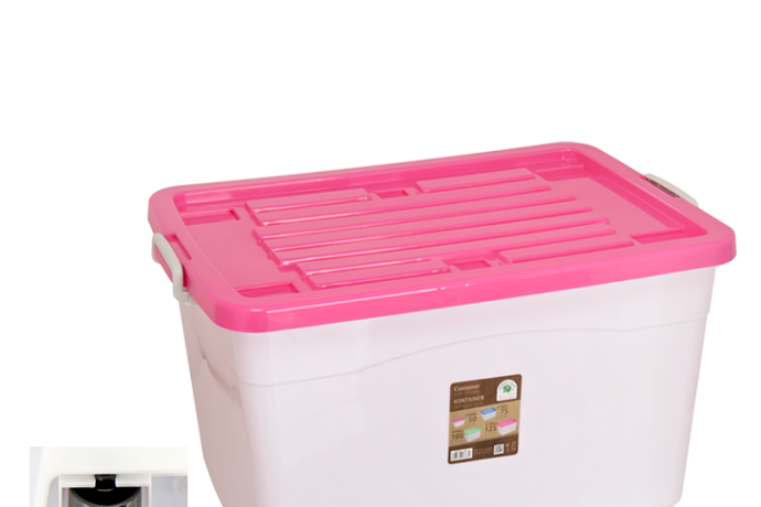 BOX KONTAINER PLASTIK BESAR 125 LITER RODA GREEN LEAF SIERRA 7883