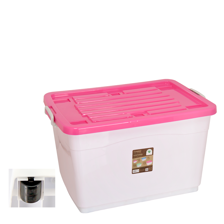 BOX KONTAINER PLASTIK BESAR 125 LITER RODA GREEN LEAF SIERRA 7883