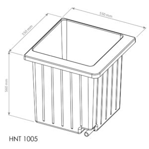 BAK AIR KAMAR MANDI PLASTIK KOTAK 120 LITER HANATA HNT 1005: Solusi Bak Air Kamar Mandi Modern, Kuat, dan Higienis untuk Kebutuhan Rumah Tangga Indonesia