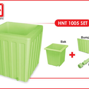 BAK AIR KAMAR MANDI PLASTIK KOTAK 120 LITER HANATA HNT 1005 SET (PLUS BUMPER + PIPA): Solusi Bak Air Modern, Lengkap, dan Tahan Lama untuk Kebutuhan Rumah Tangga Indonesia