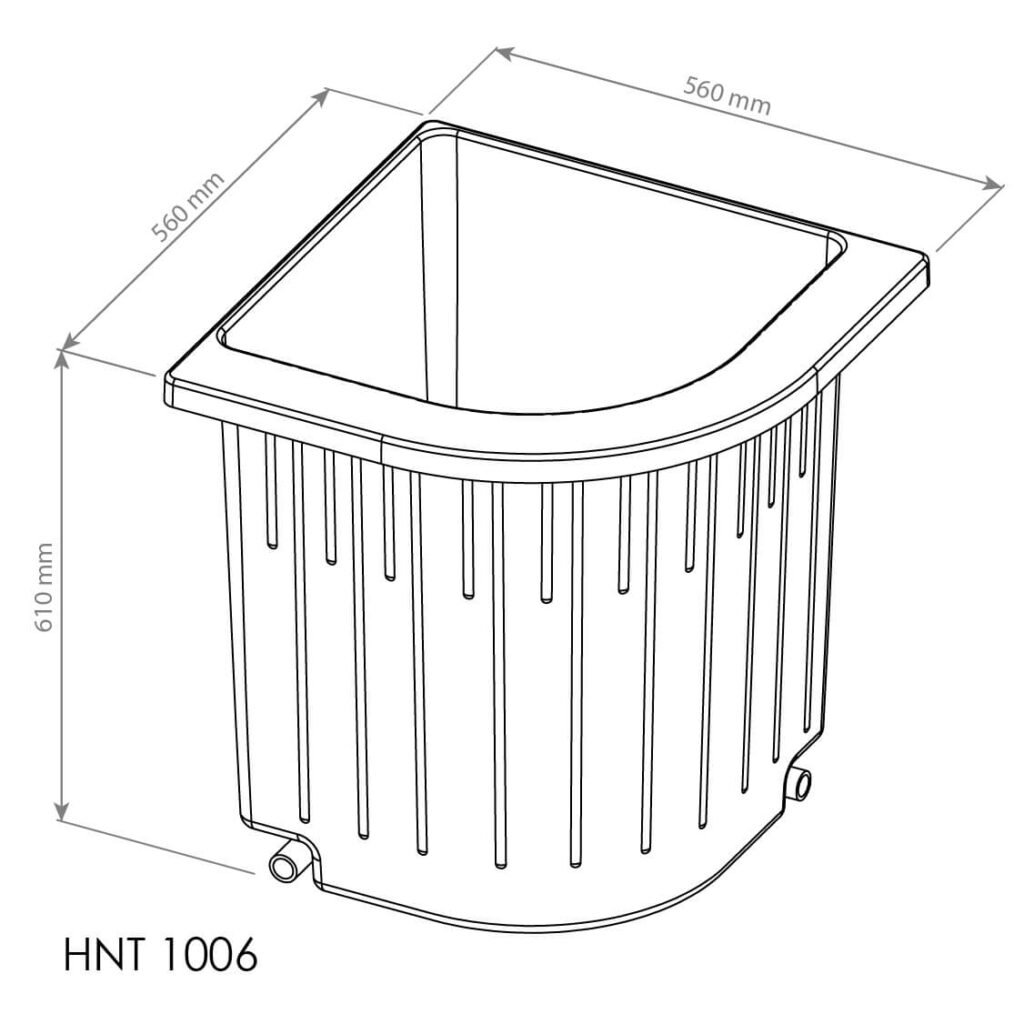 BAK AIR KAMAR MANDI PLASTIK OVAL SUDUT 120 LITER HANATA HNT 1006: Solusi Modern untuk Penyimpanan Air yang Praktis, Hemat Ruang, dan Tahan Lama