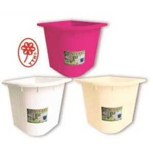 BAK AIR KAMAR MANDI PLASTIK SUDUT 80 LITER YTH 73 WARNA PUTIH, PINK & CREAM | RAJA PLASTIK GROSIR