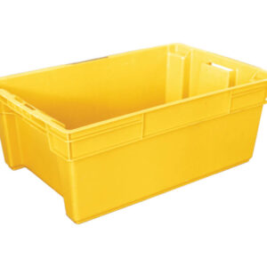 BOX CONTAINER PLASTIK INDUSTRI RAPAT HANATA HNT 6101 UKURAN 58x38x21,5 CM | RAJA PLASTIK GROSIR