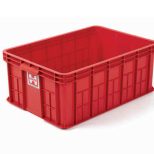 CONTAINER BOX PLASTIK INDUSTRI RAPAT HANATA HNT 2102 UKURAN 64x43,5x25 CM: Solusi Penyimpanan Industri yang Kuat, Higienis dan Berkapasitas Besar