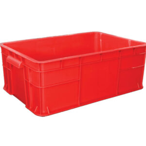 KERANJANG INDUSTRI CONTAINER BOX PLASTIK RAPAT HANATA HNT 2304M UKURAN 50,5 x 33,5 x 19 CM | RAJA PLASTIK GROSIR