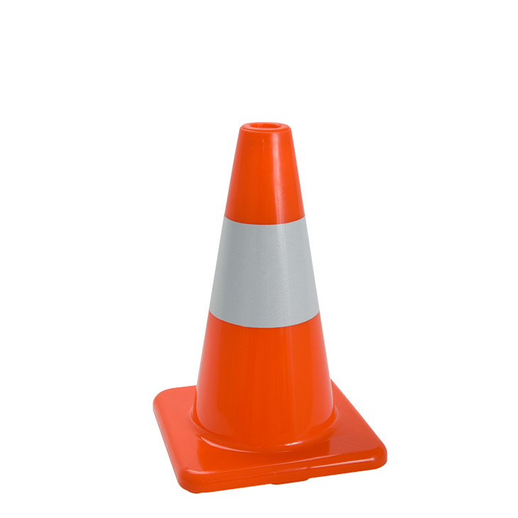 KERUCUT LALU LINTAS SIGN TRAFFIC CONE ROAD SAFETY CONE SHAPE GREEN LEAF 1908 TINGGI 32,5 CM