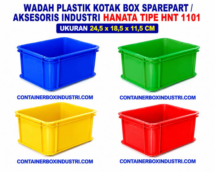 WADAH PLASTIK KOTAK BOX SPAREPART / AKSESORIS INDUSTRI HANATA TIPE HNT 1101