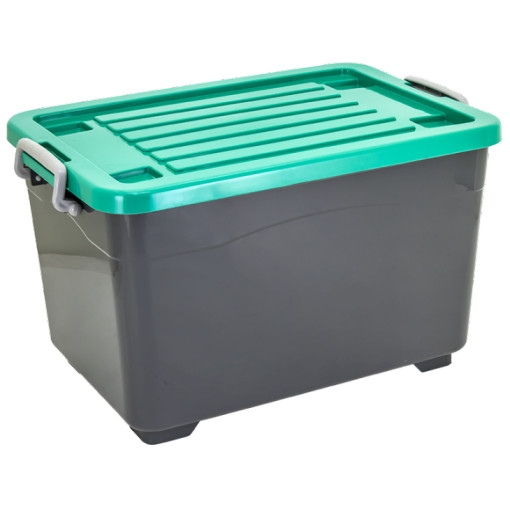 CONTAINER BOX PLASTIK SERBAGUNA 50 LITER ATARI 9860, UKURAN 580 × 382 × 345 mm: Solusi Penyimpanan Modern yang Kuat, Praktis, dan Multifungsi