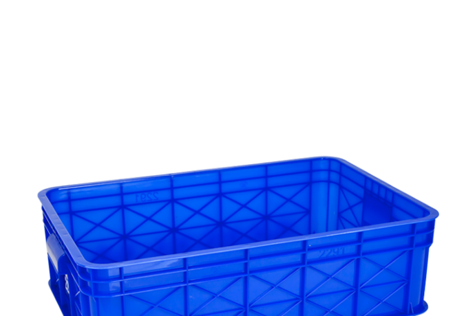 KERANJANG PLASTIK INDUSTRI 41 LITER GREEN LEAF TIPE 2291 P, UKURAN 631 x 414 x 184 mm – Solusi Container Plastik Heavy Duty untuk Penyimpanan, Distribusi, dan Logistik Modern