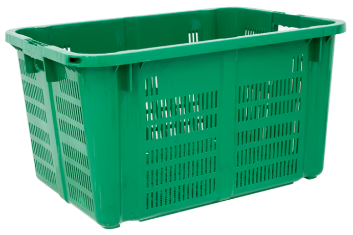 KONTAINER INDUSTRI PLASTIK SERBAGUNA ATARI 9890 L (LUBANG), UKURAN 690 x 485 x 374 mm: Solusi Penyimpanan Profesional untuk Industri, Gudang, Logistik, dan Distribusi