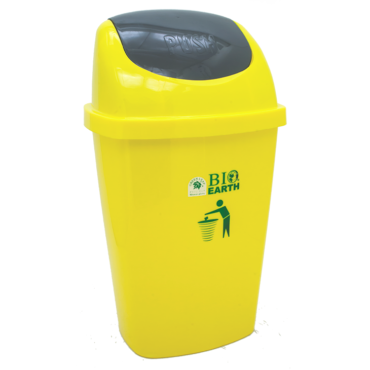 TEMPAT SAMPAH PLASTIK 50 LITER GREEN LEAF BIO DUSTBIN 2155