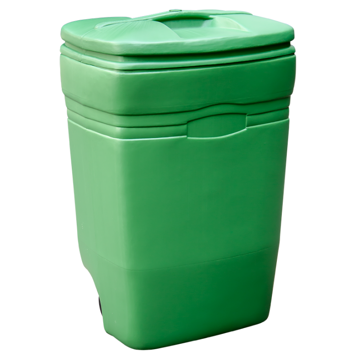 TONG SAMPAH PLASTIK BESAR KOTAK 220 LITER GREEN LEAF BIO DUSTBIN 2022: Solusi Tempat Sampah Industri Berkapasitas Besar untuk Kebersihan Area Komersial, HORECA, Pabrik, dan Fasilitas Umum